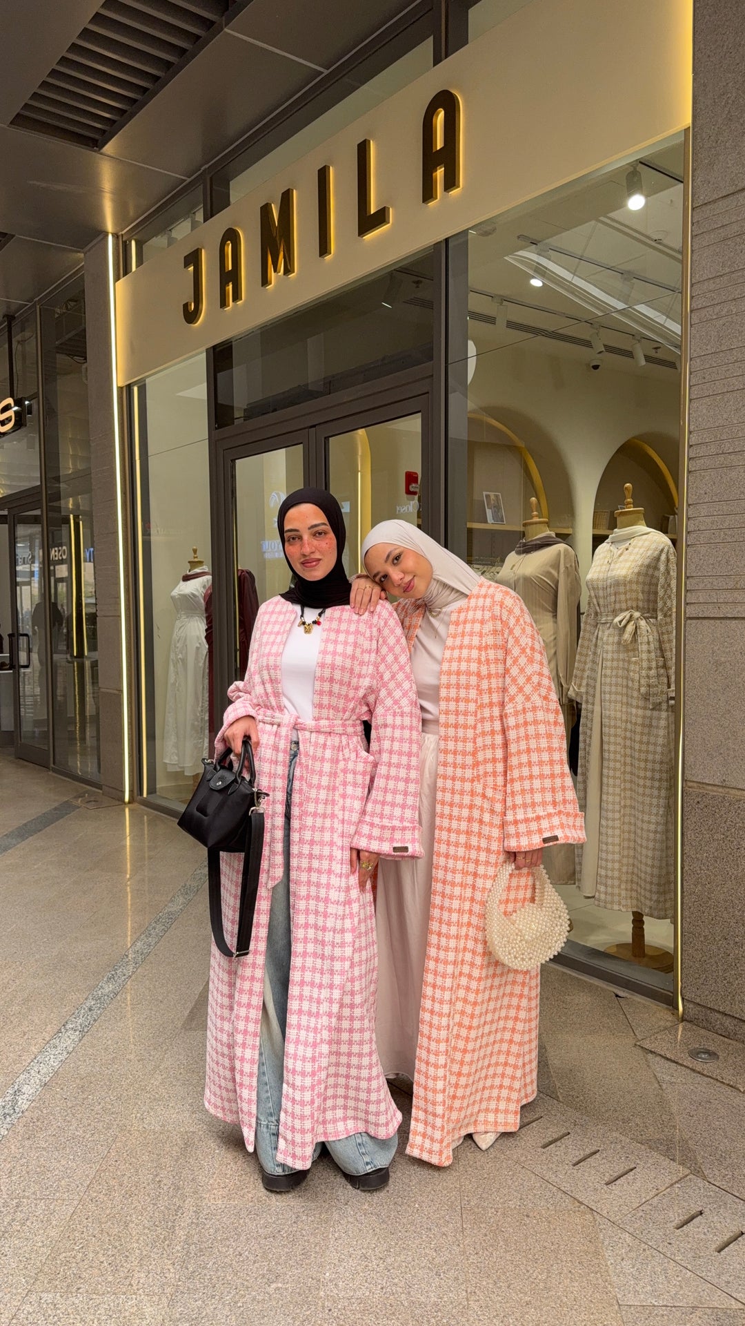 Soft Check Kimono