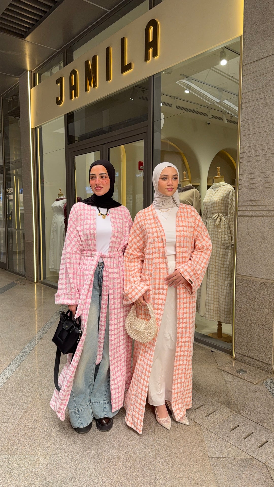 Soft Check Kimono
