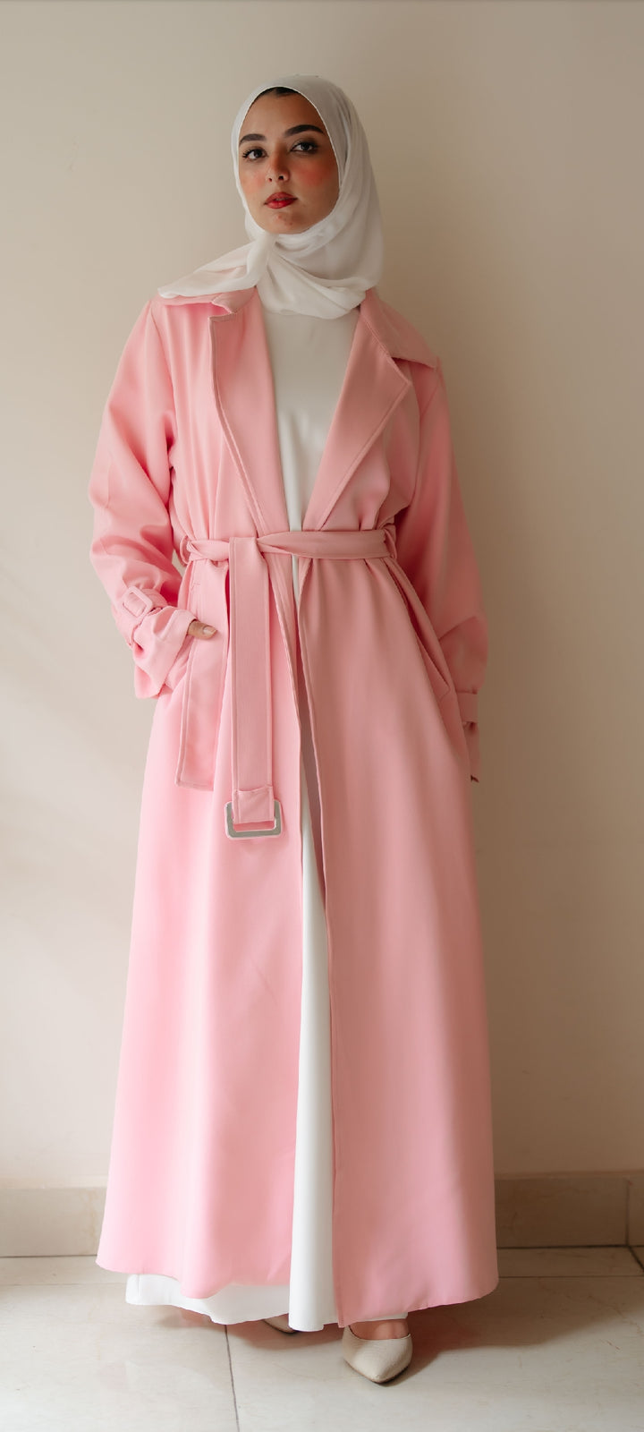 Pleated Trench Coat