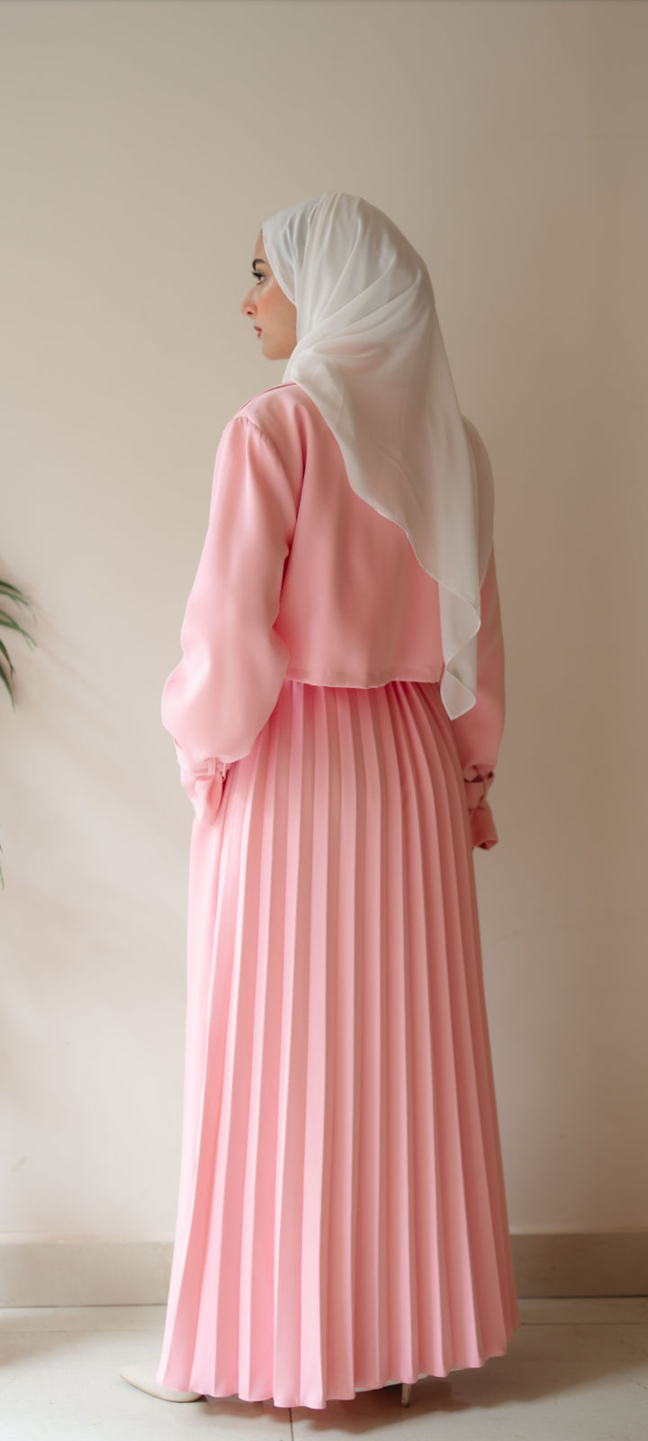 Pleated Trench Coat