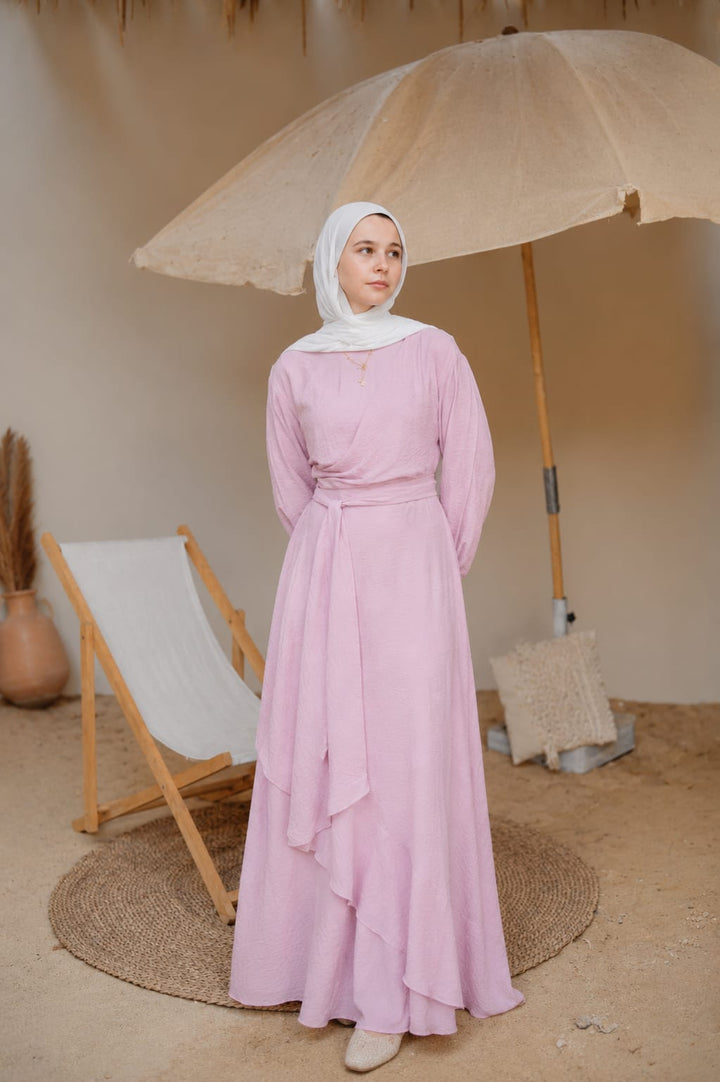 Side Ruffles Dress