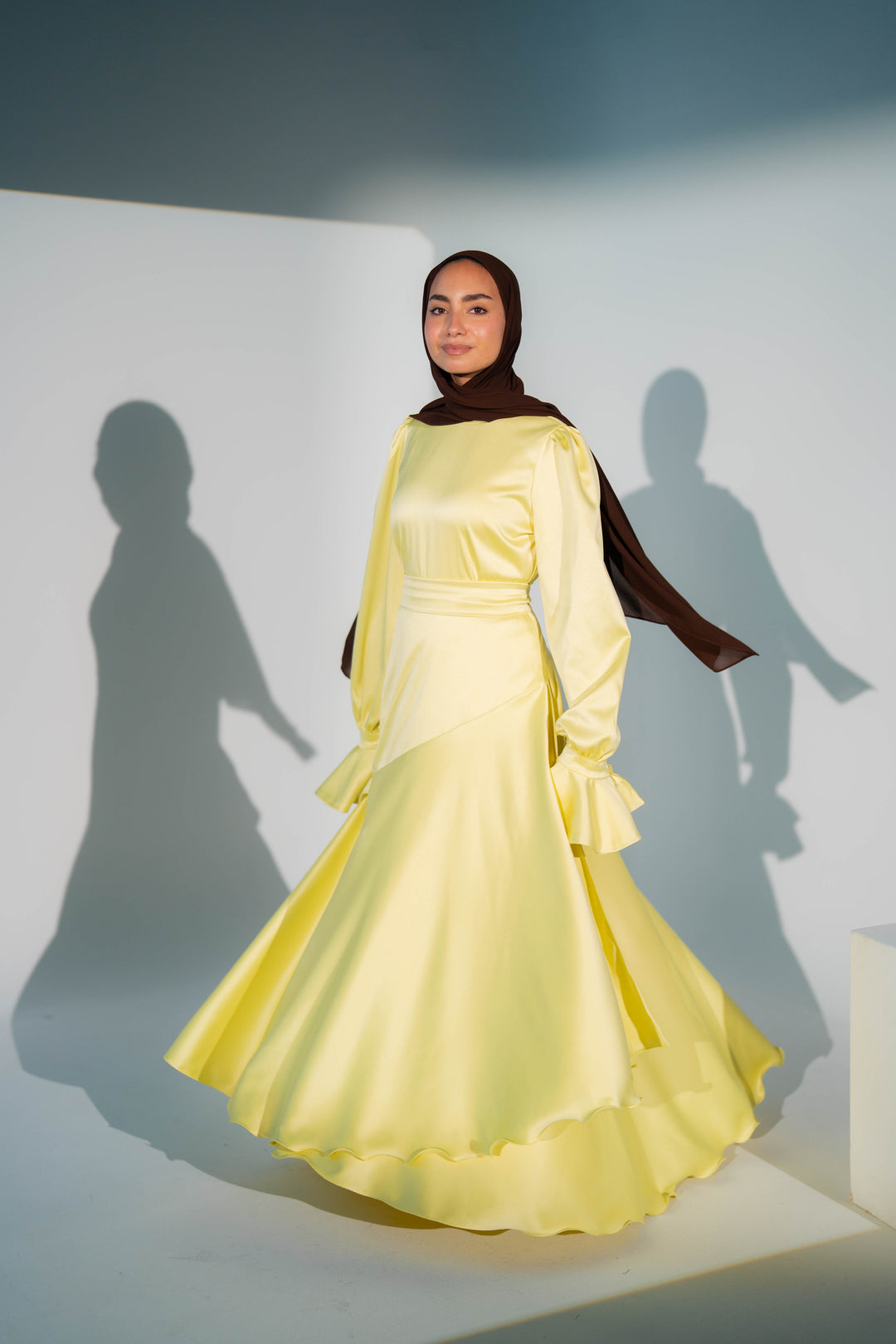 Misk Satin Dress