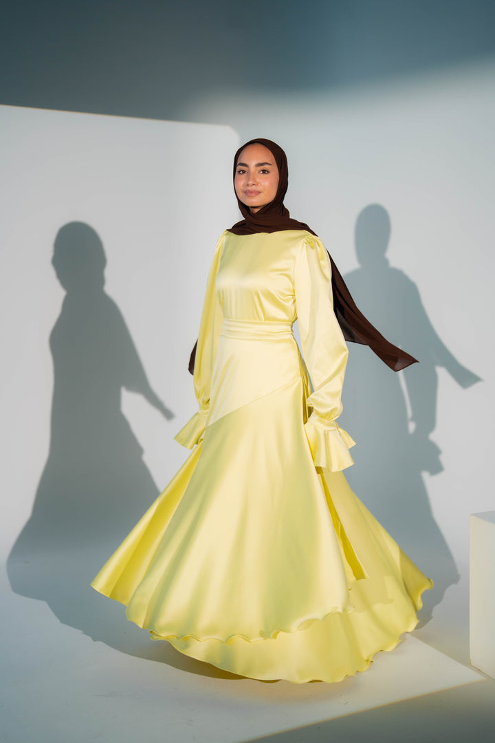 Misk Satin Dress