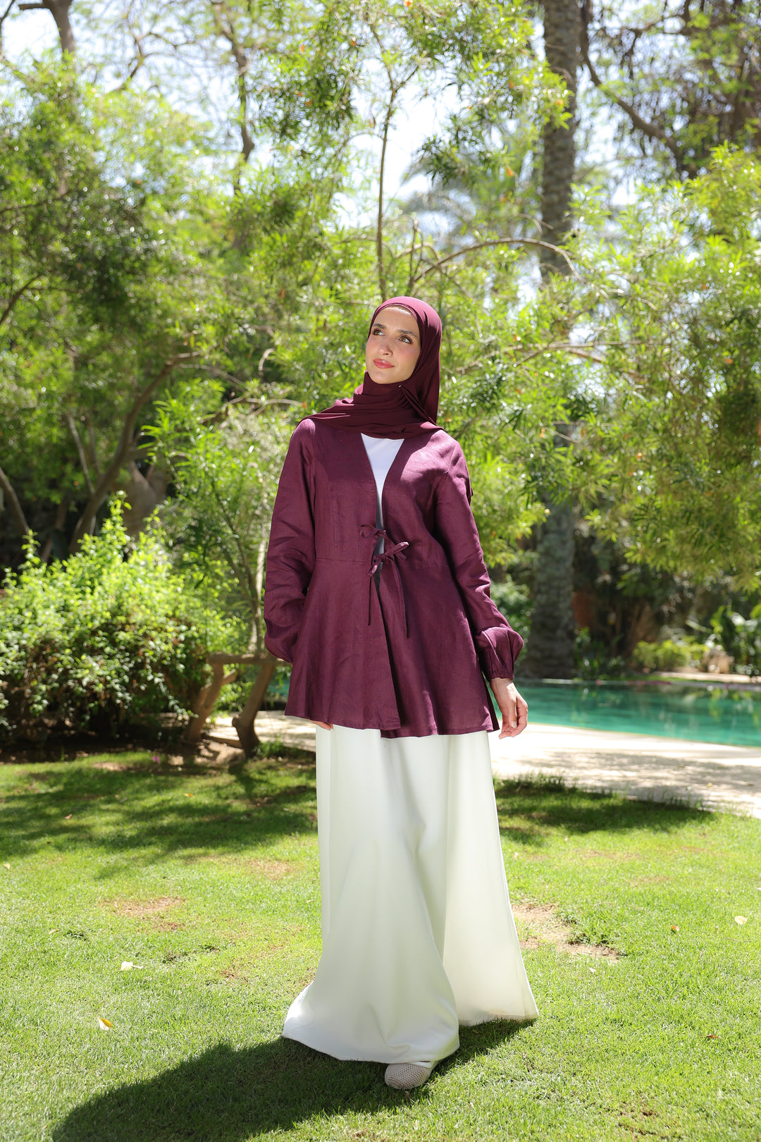 Orchid Tie Top