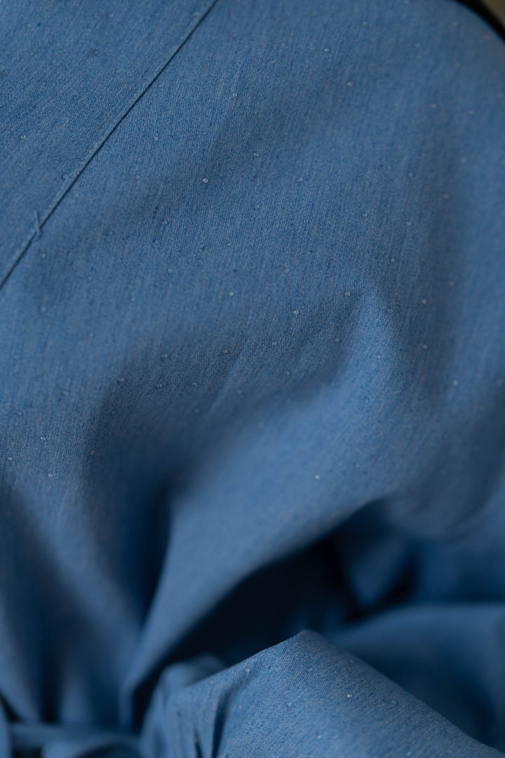 Shine Denim Blouse
