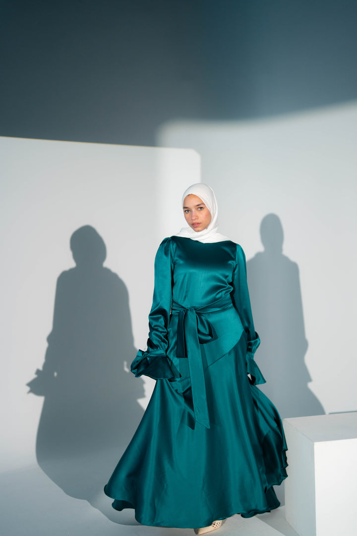 Misk Satin Dress