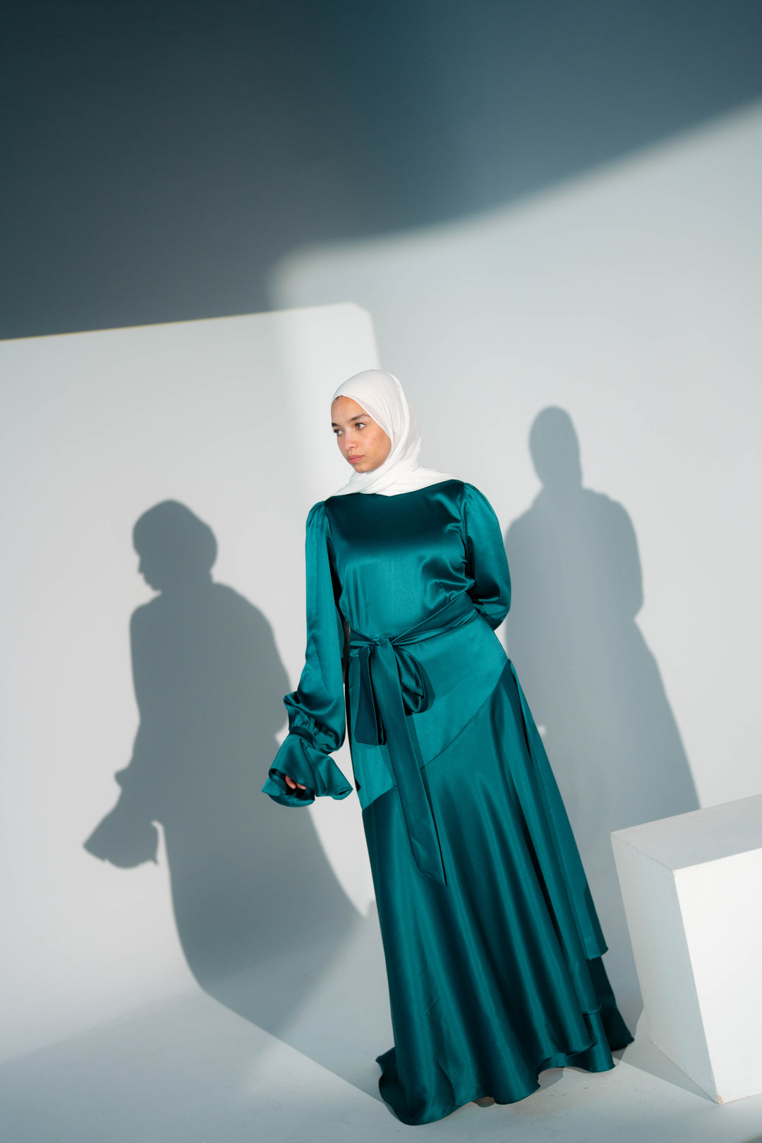 Misk Satin Dress