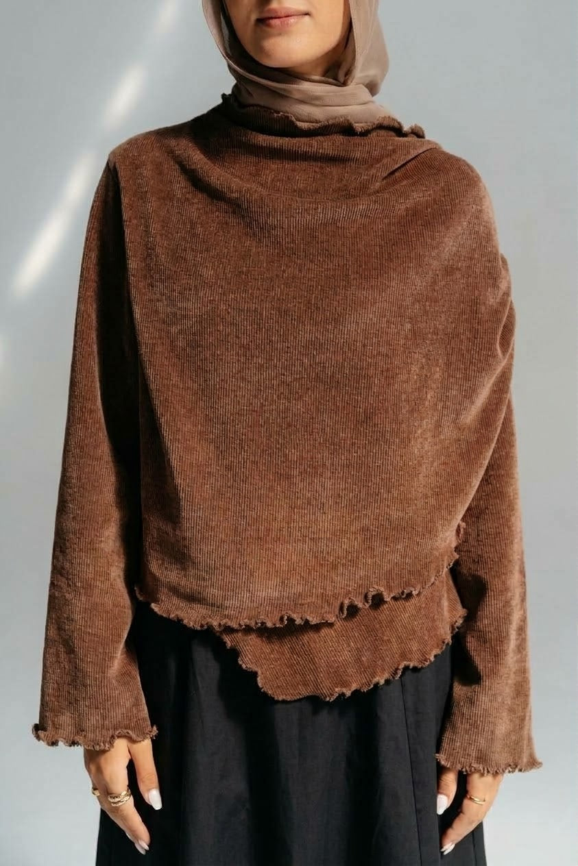Ayaz wrap blouse
