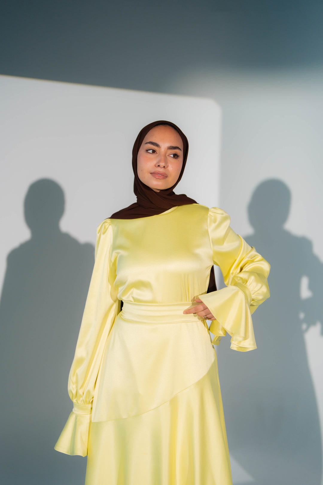 Misk Satin Dress