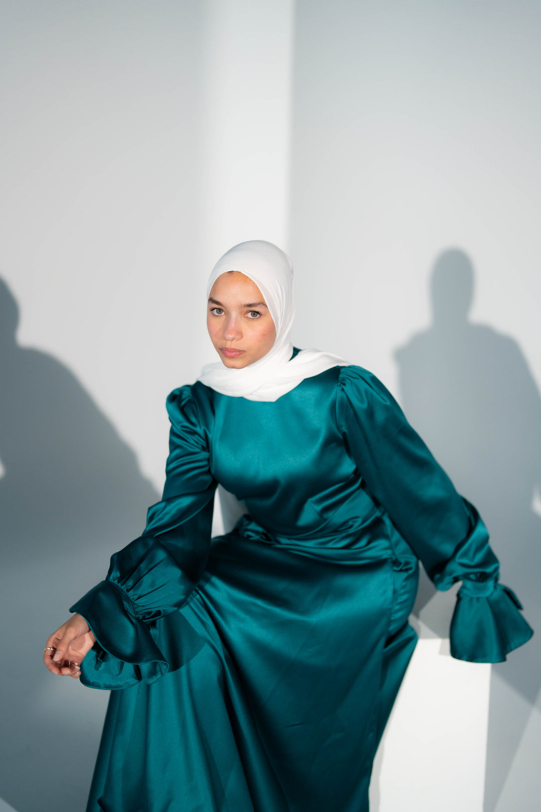 Misk Satin Dress