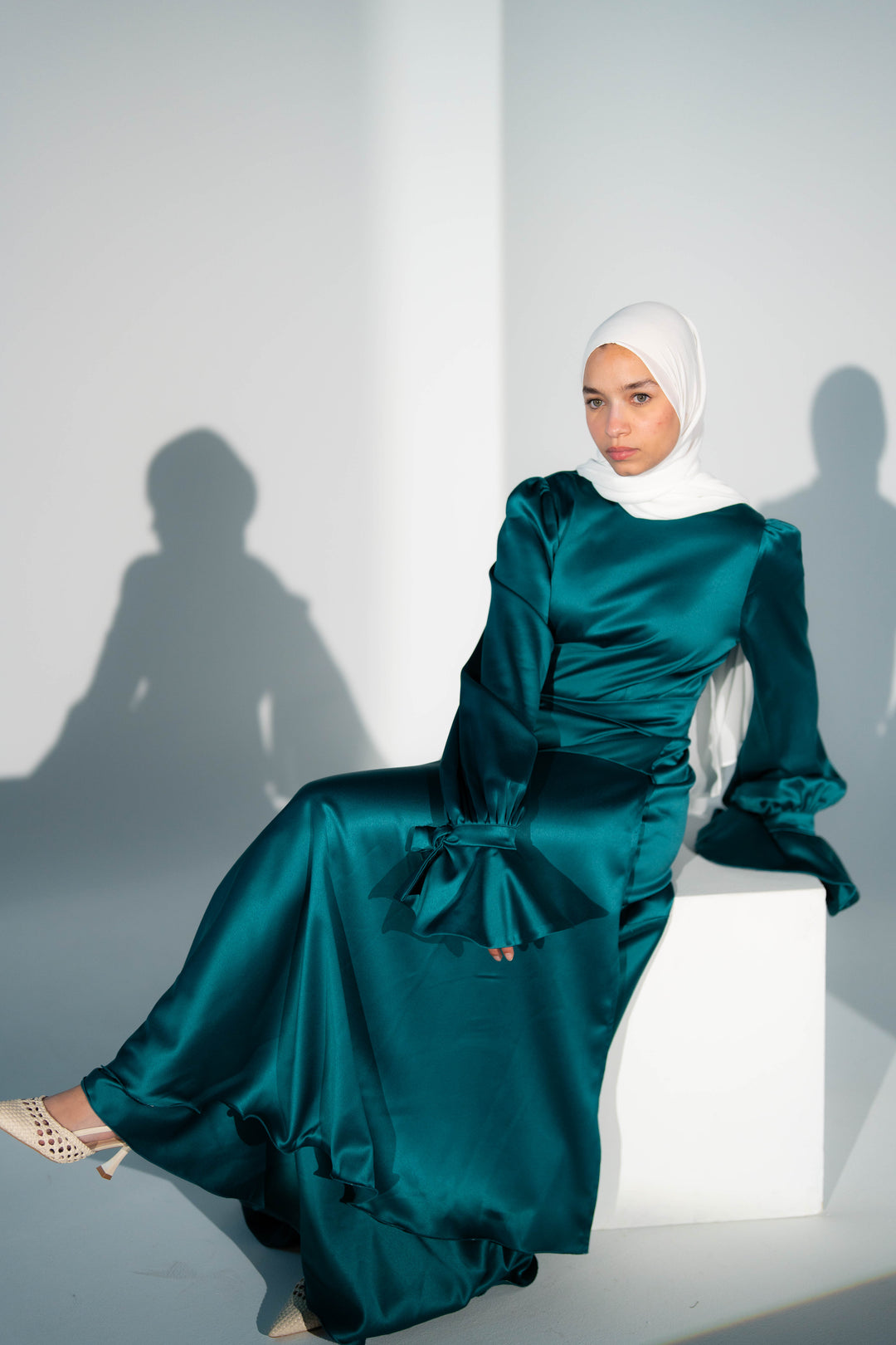 Misk Satin Dress