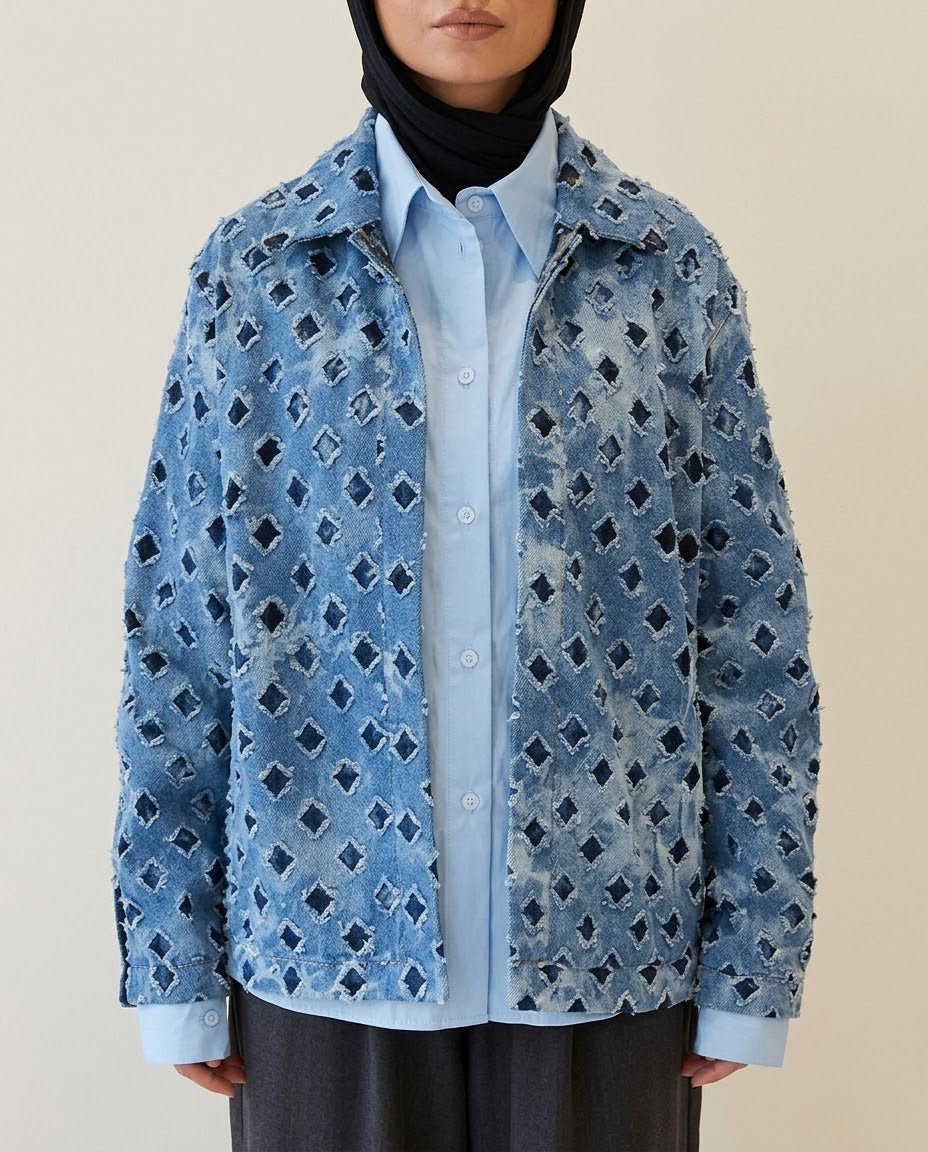 Frost denim jacket