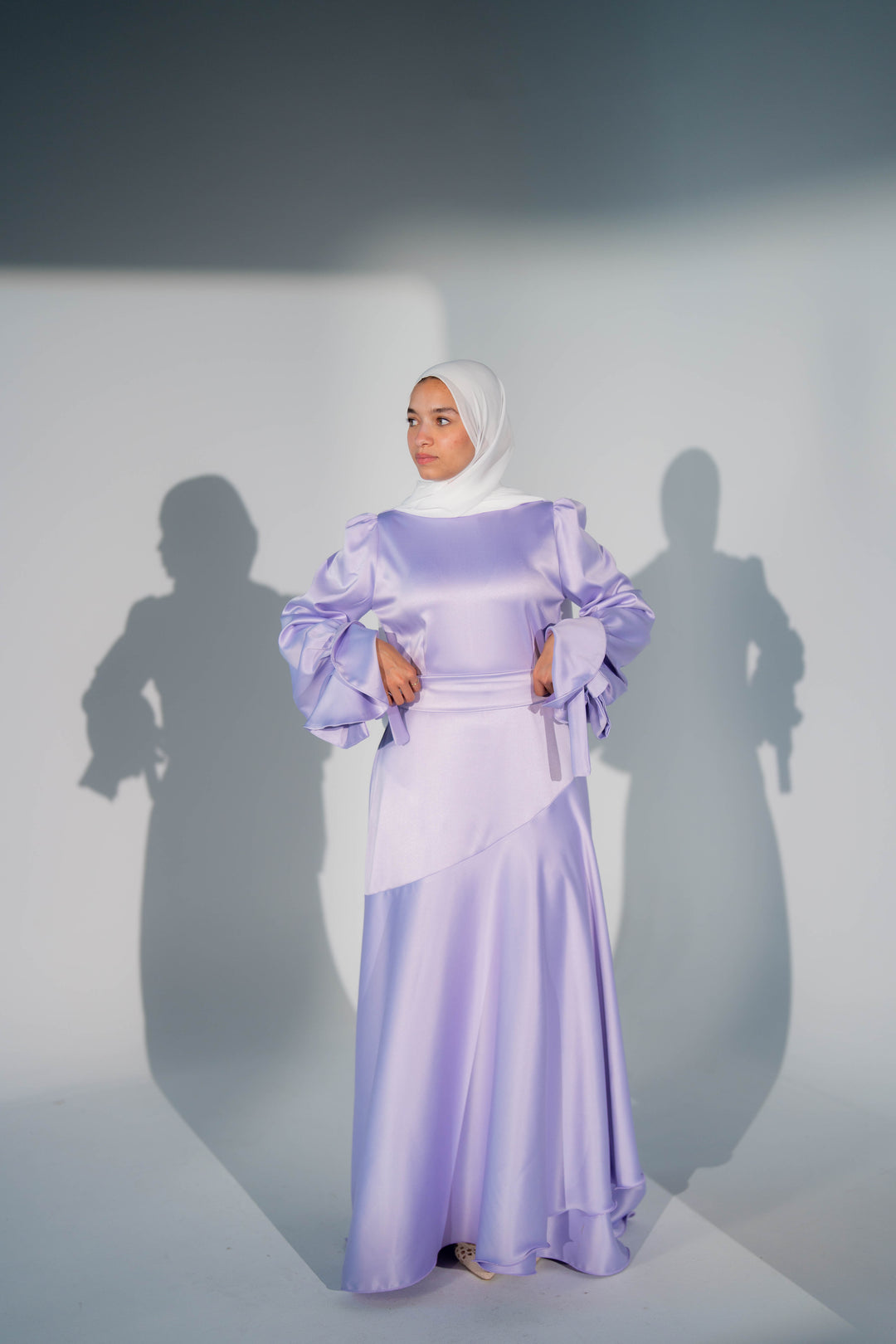 Misk Satin Dress