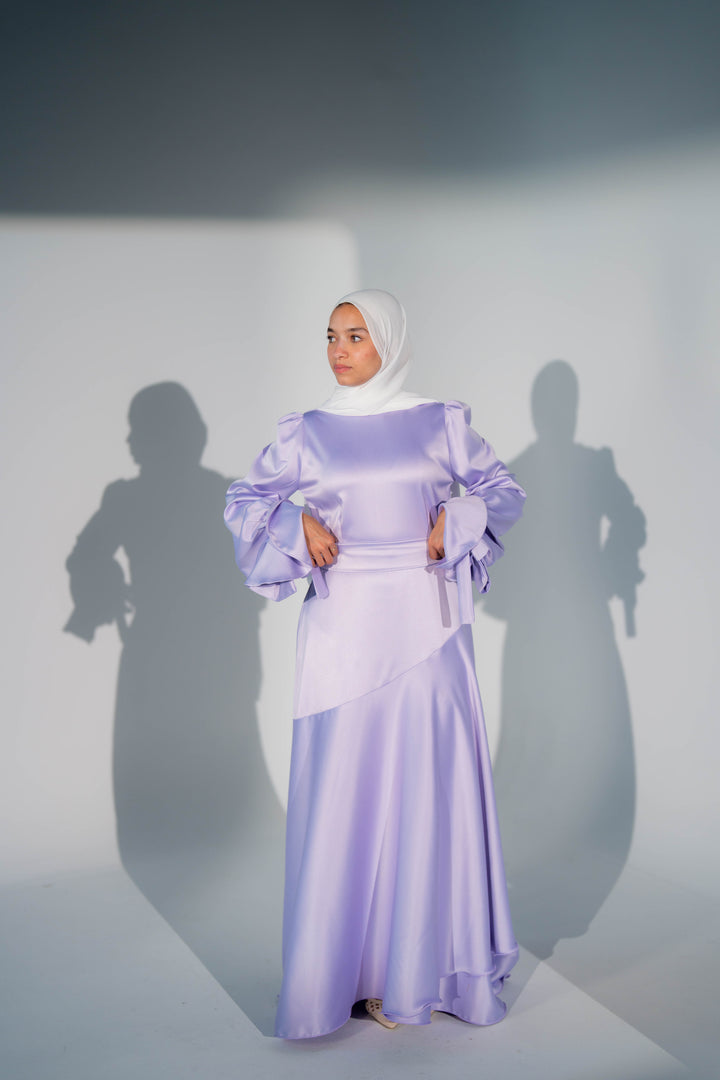 Misk Satin Dress