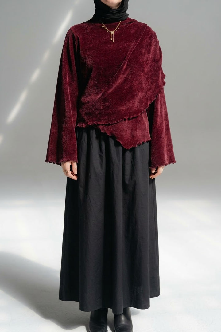 Ayaz wrap blouse