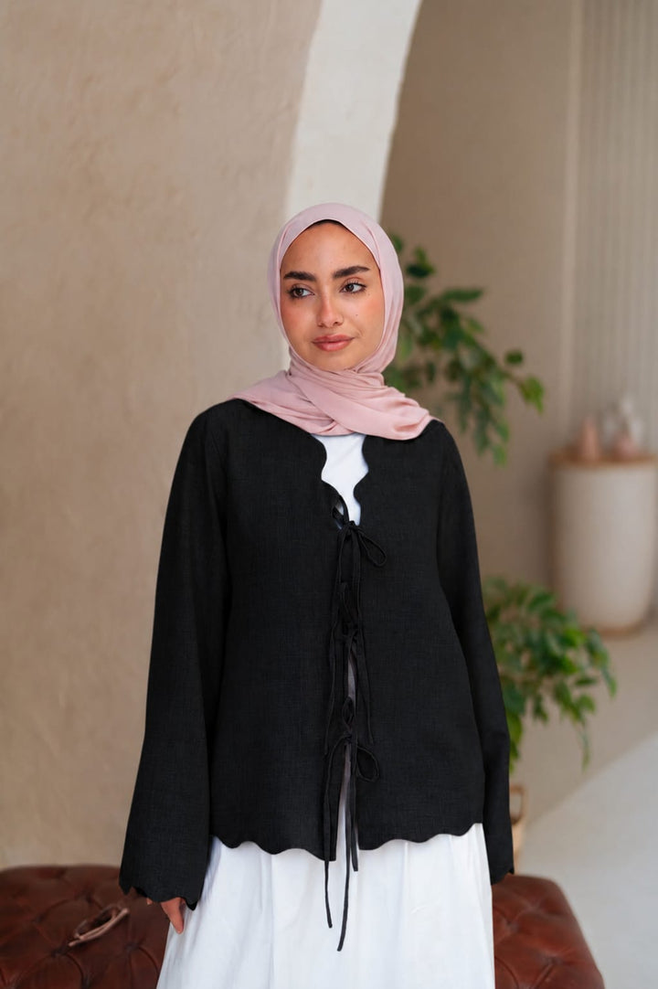 Soft Tie Blouse