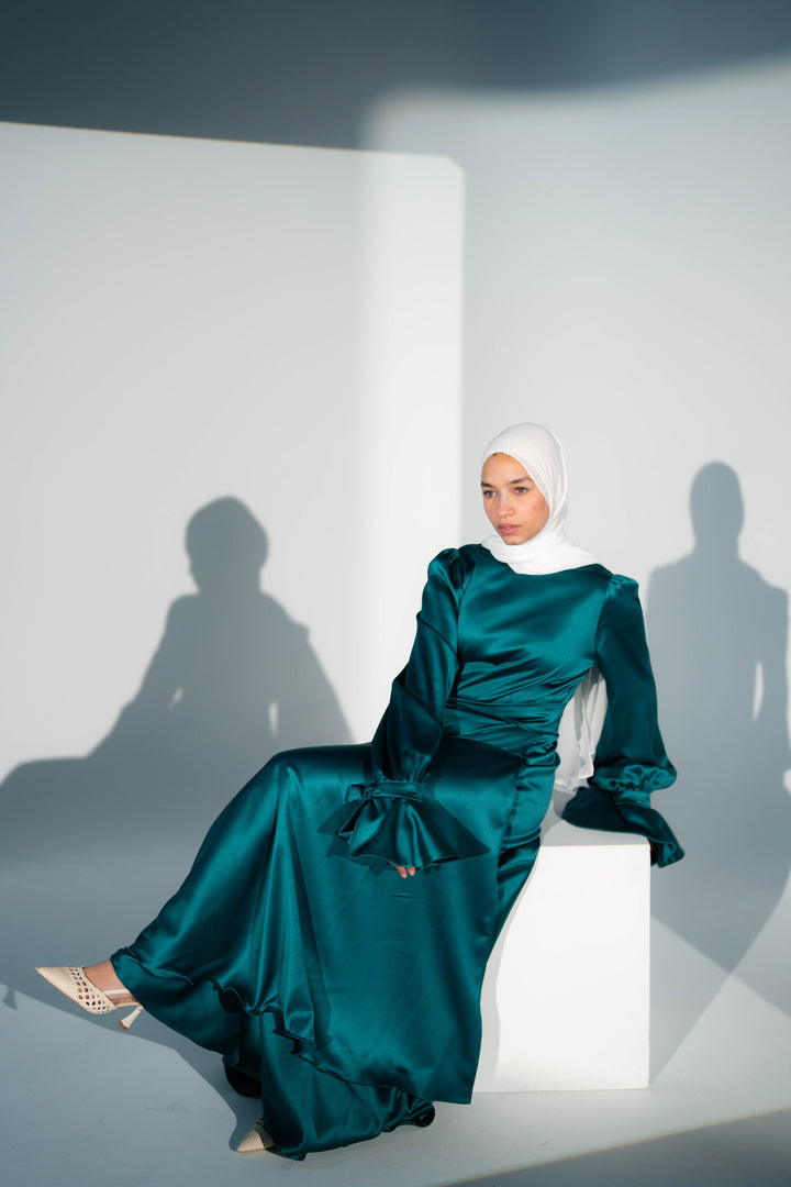 Misk Satin Dress
