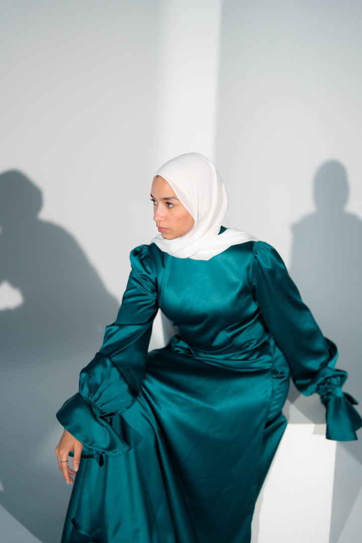 Misk Satin Dress