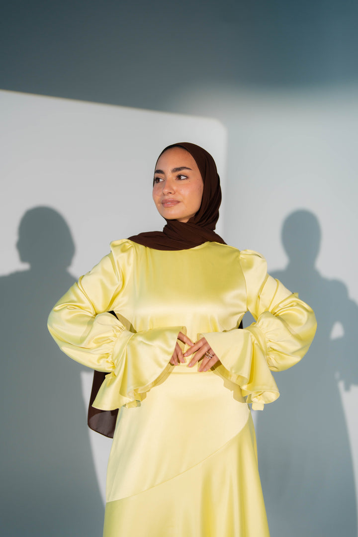 Misk Satin Dress