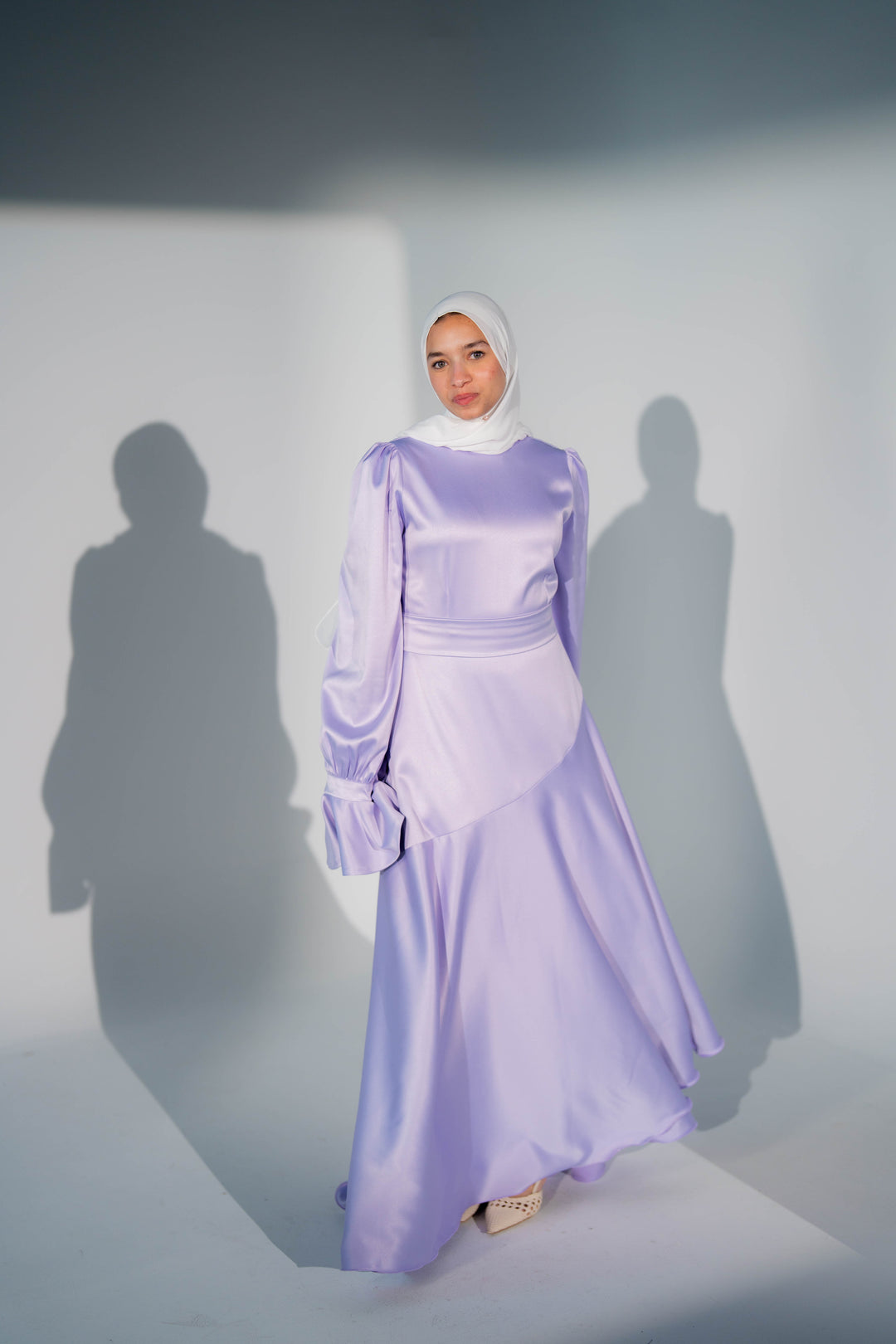 Misk Satin Dress