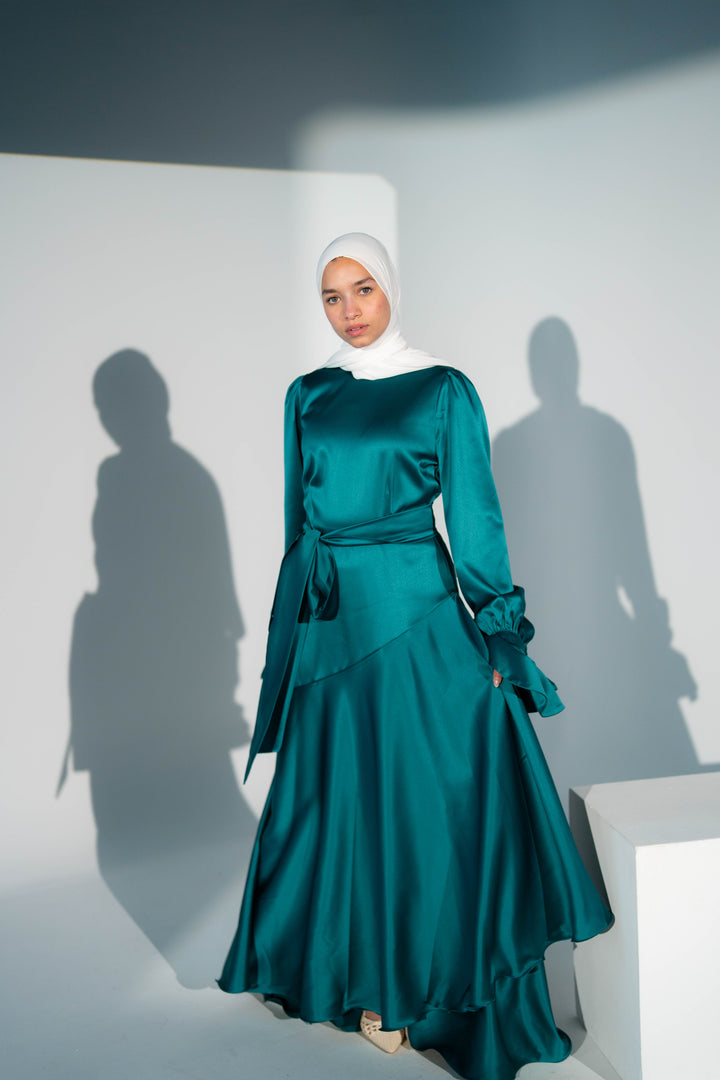 Misk Satin Dress